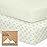 KeaBabies 2-Pack Baby Crib Sheets for Boys, Girls - 52x28 Viscose Derived from Bamboo Toddler Bed Sheets Neutral, Fitted Crib Mattress Cover for Standard Baby Bedding, Soft & Cozy (Fleur)