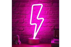 XIYUNTE Neon Nightlife Lightning Bolt Neon Signs