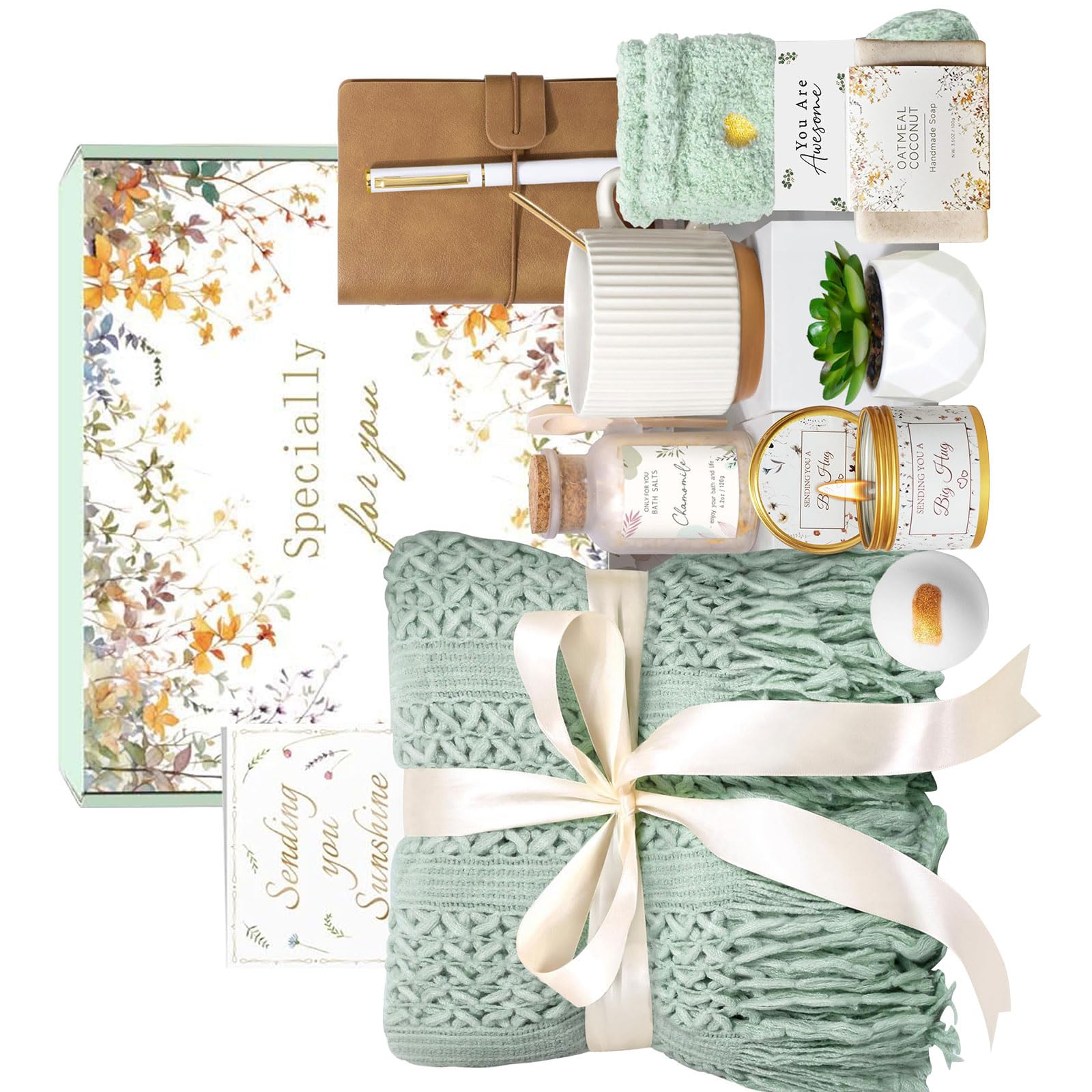 Jazuaiao Care Pack Flannel Blanket Insulated Practical Aromatherapys Gift Individualized Carepackage