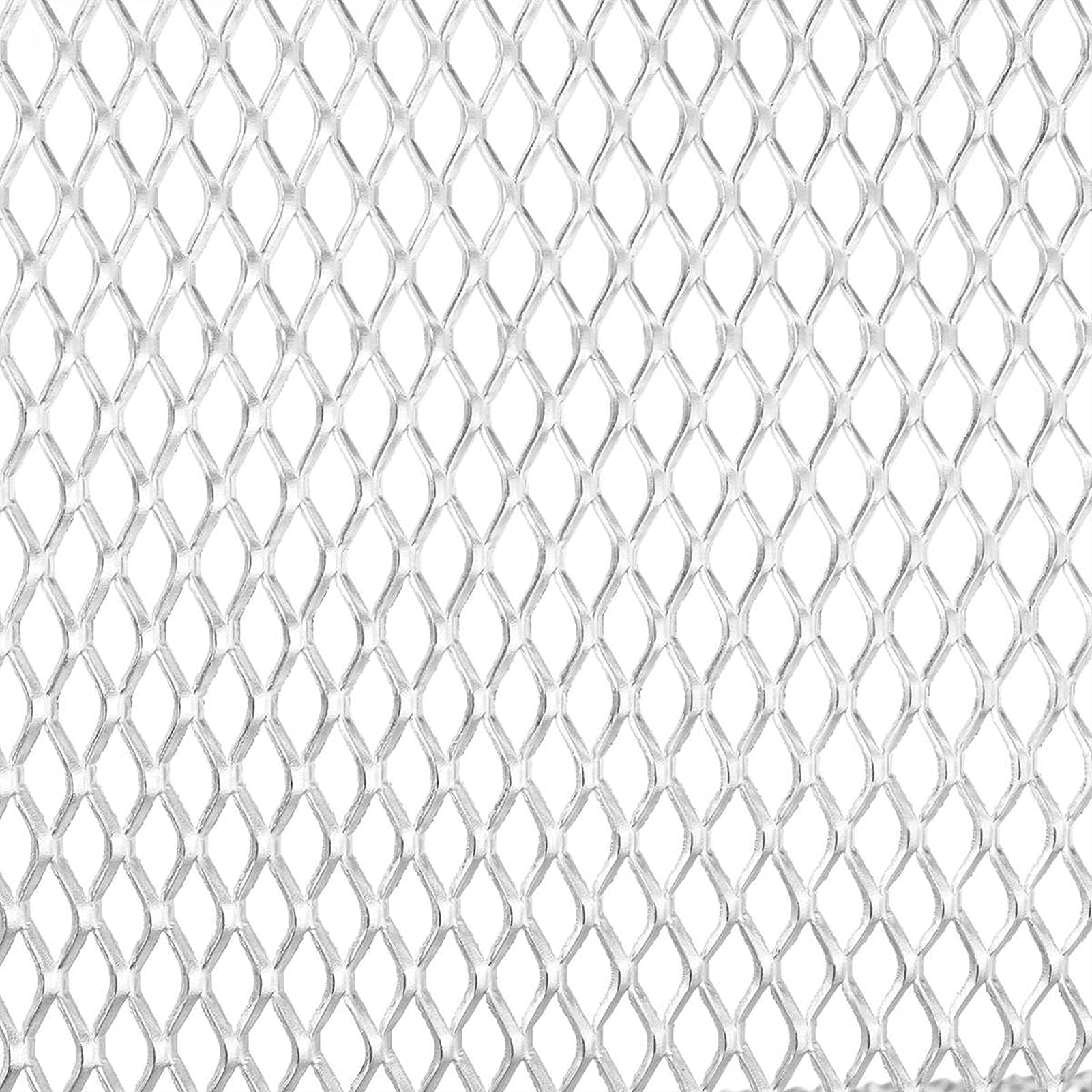 Griglia Rombica Universale,Griglia Per Auto Mesh 120 × 40 cm Universal Alluminio Bumper Racing Grille