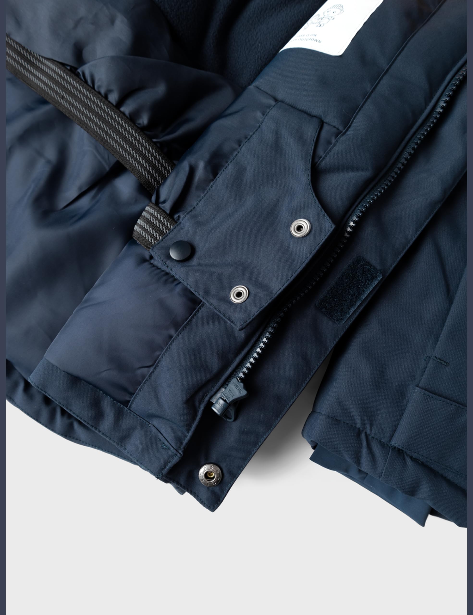 NAME IT Jungen Nkmsnow10 Ski Jacket Solid Fo Noos Schneejacke