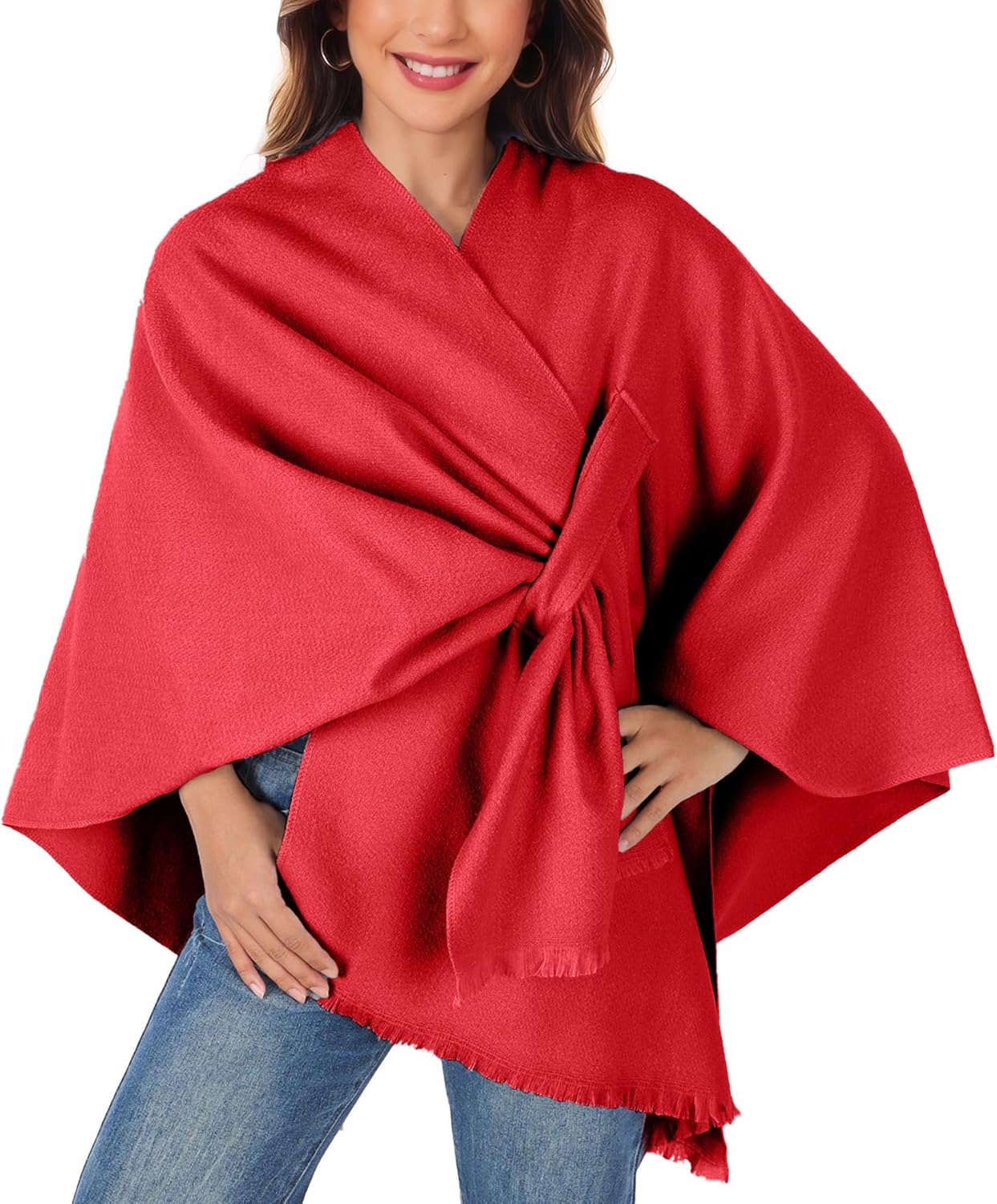 Warme sjaals voor dames, poncho, cape, vest, trui, hijab, kasjmier, omslagdoek, tulband, deken, sjaals, herfst, winter, decor