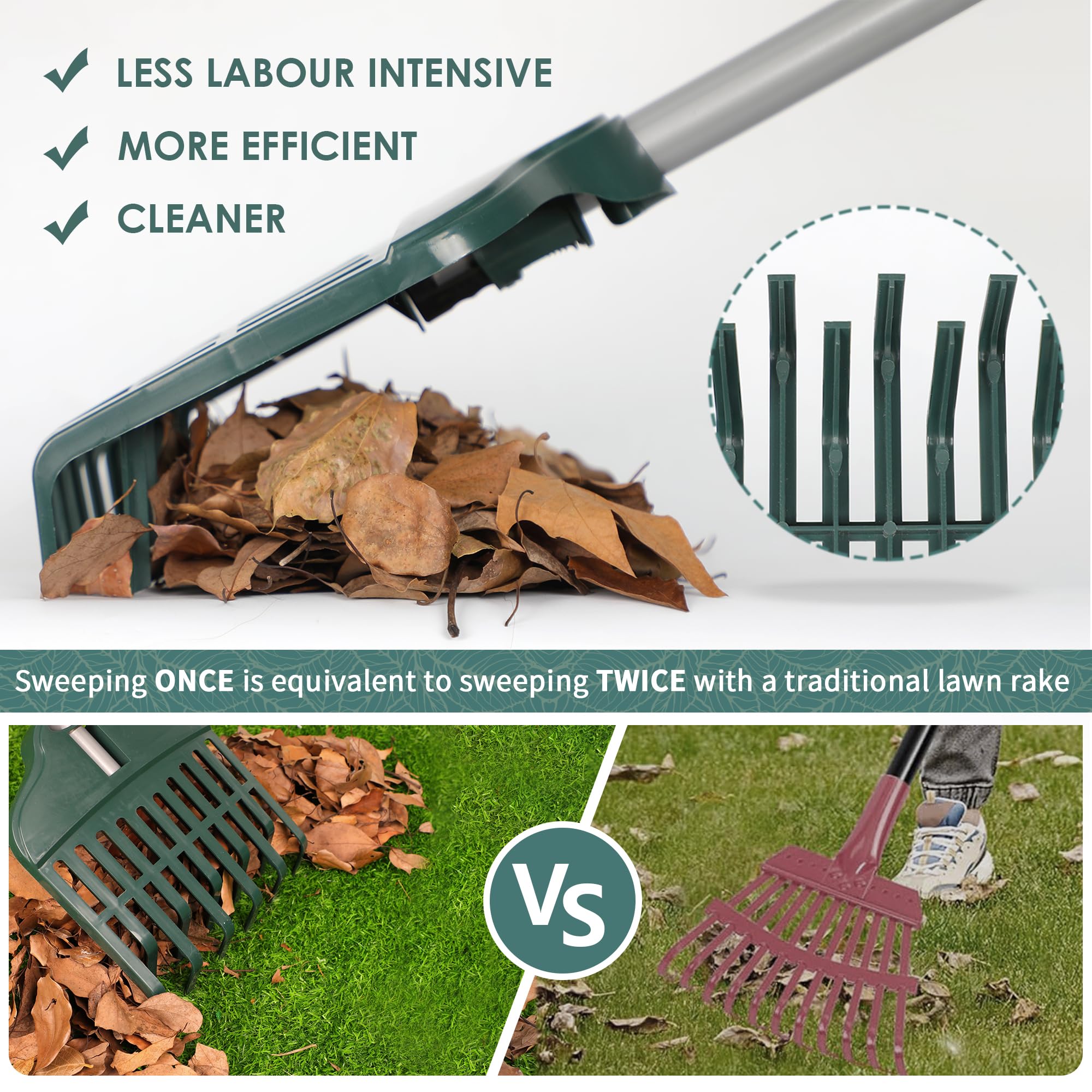 Sweeing Rake Sweeping Leaves
