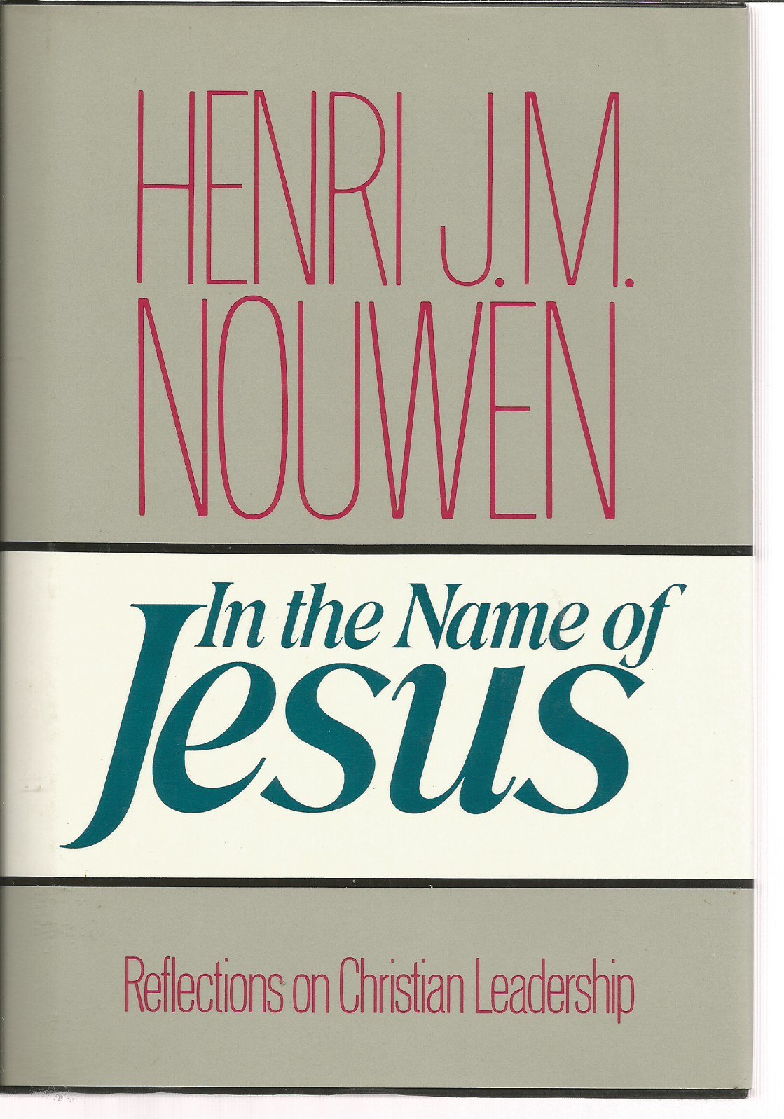 Buy In the Name of Jesus: Reflections on Christian Leadership — BookShops.in