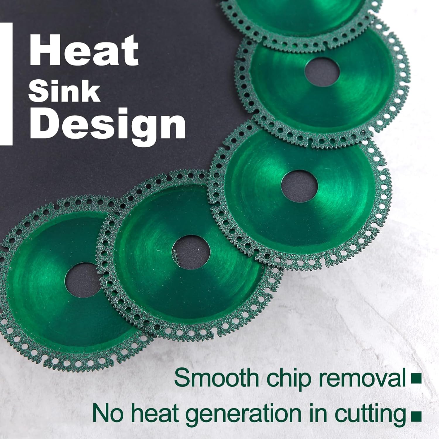 5 Packs 4 Inch Indestructible Disc for Grinder 3/4" Angle Grinder Cutting Disc Multifunctional Cutting Saw Blade Cutting Discs for Smooth Cutting, Chamfering, Grinding of All Materials