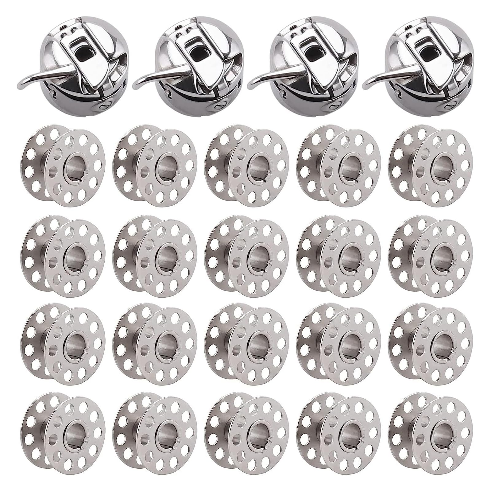 Tsophreniq Sewing Bobbin and Case Kits Machine Accessories Part for Home Use and Handcrafts Bobbins