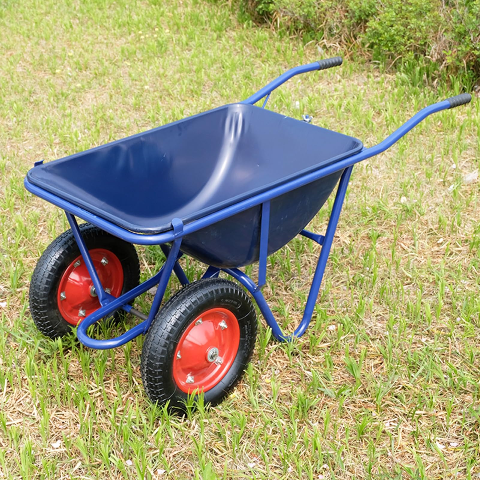 Taczka, Rolniczy WóZek Ogrodowy, Zagęszczony Wózek Ogrodowy Heavy Duty, WóZek RęCzny Budowlany, Odpowiedni na Plażę na Zewnątrz