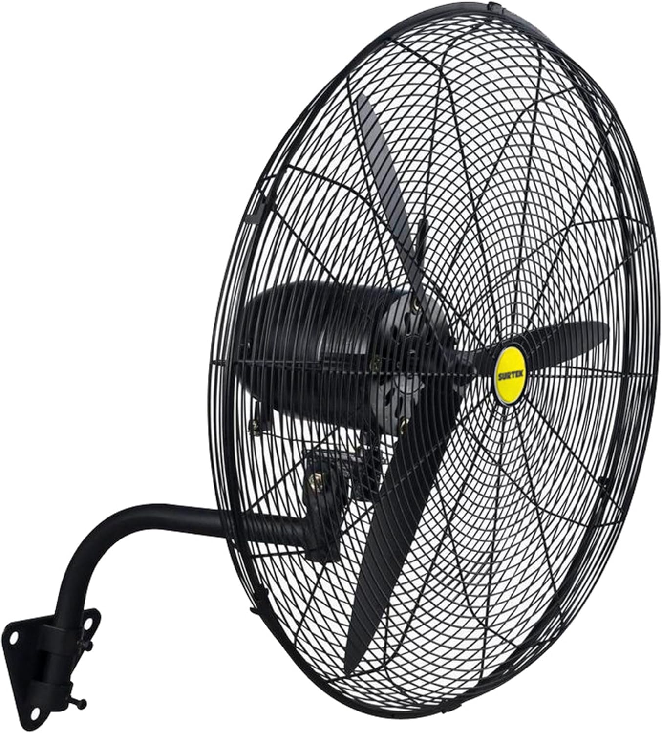 VEP30 Wall Fan with 3-speed Oscillation System, 26, Black