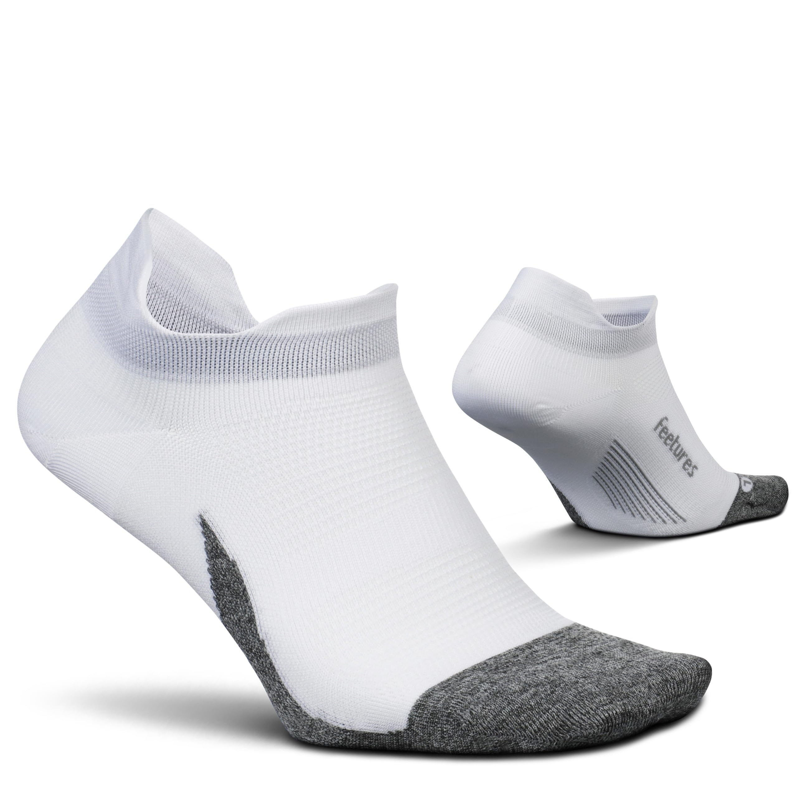 Feetures Elite Ultra Light No Show Tab Ankle Socks - Sport Sock with Targeted Compression