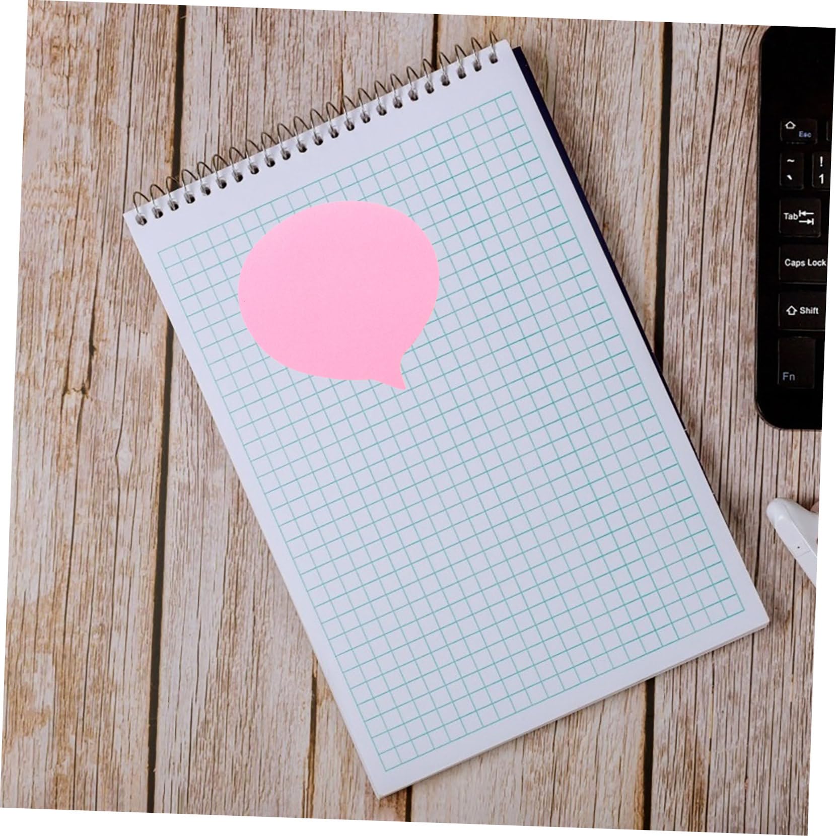Operitacx Lot De 5 Blocs-Notes Adhésifs De 10 Couleurs 400 Blocs-Notes De Bureau Autocollants Pour Notes Bloc-Notes Pastel Grandes Notes En Forme De Cœur Autocollants Mémo Marqueurs