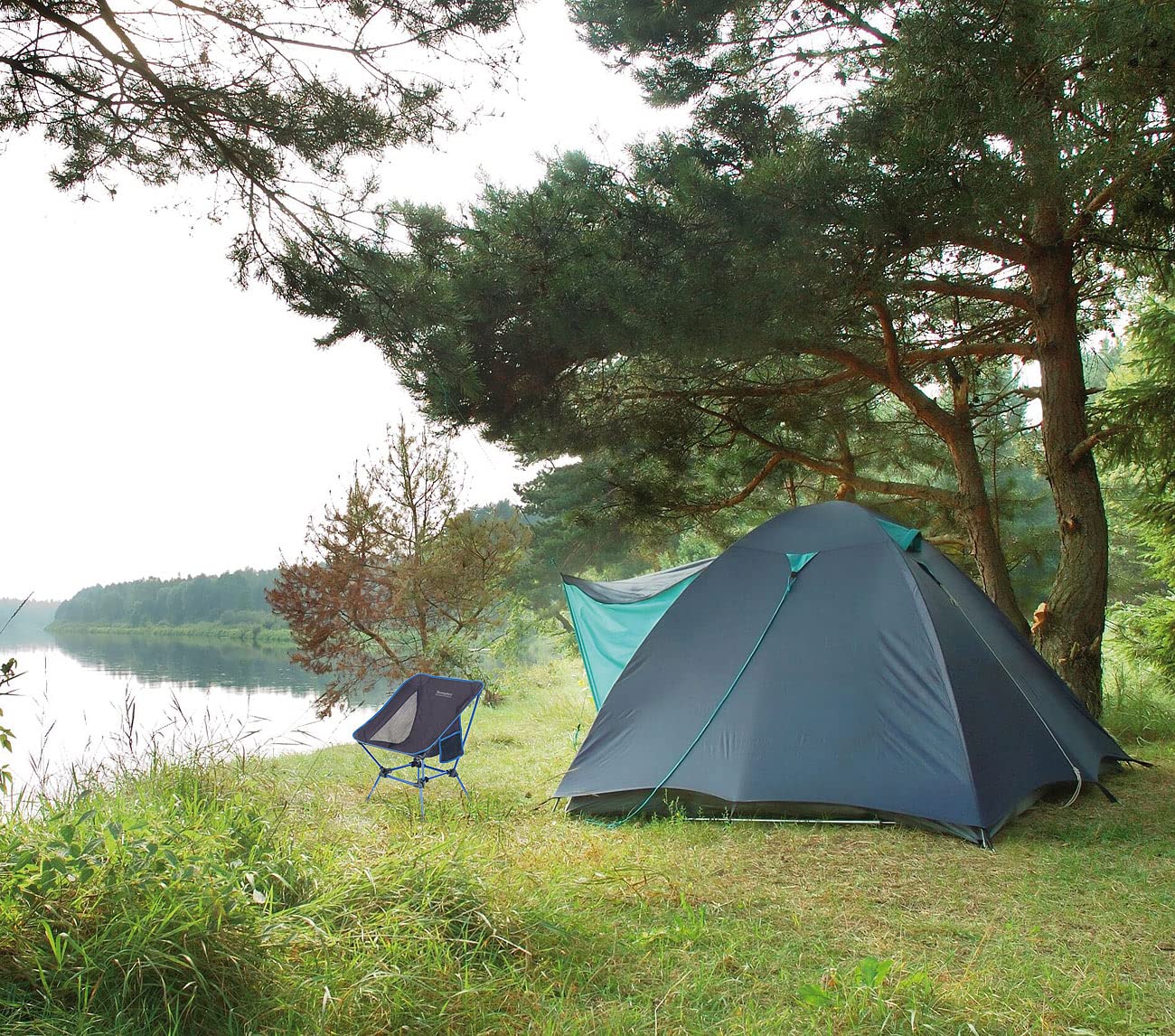 Semptec Urban Survival Technology Strandstuhl: Klappbarer Campingstuhl, 2 Sitzhöhen, Tasche, extra-leicht, bis 120 kg (Anglerstuhl, Gartenstuhl, Angel)