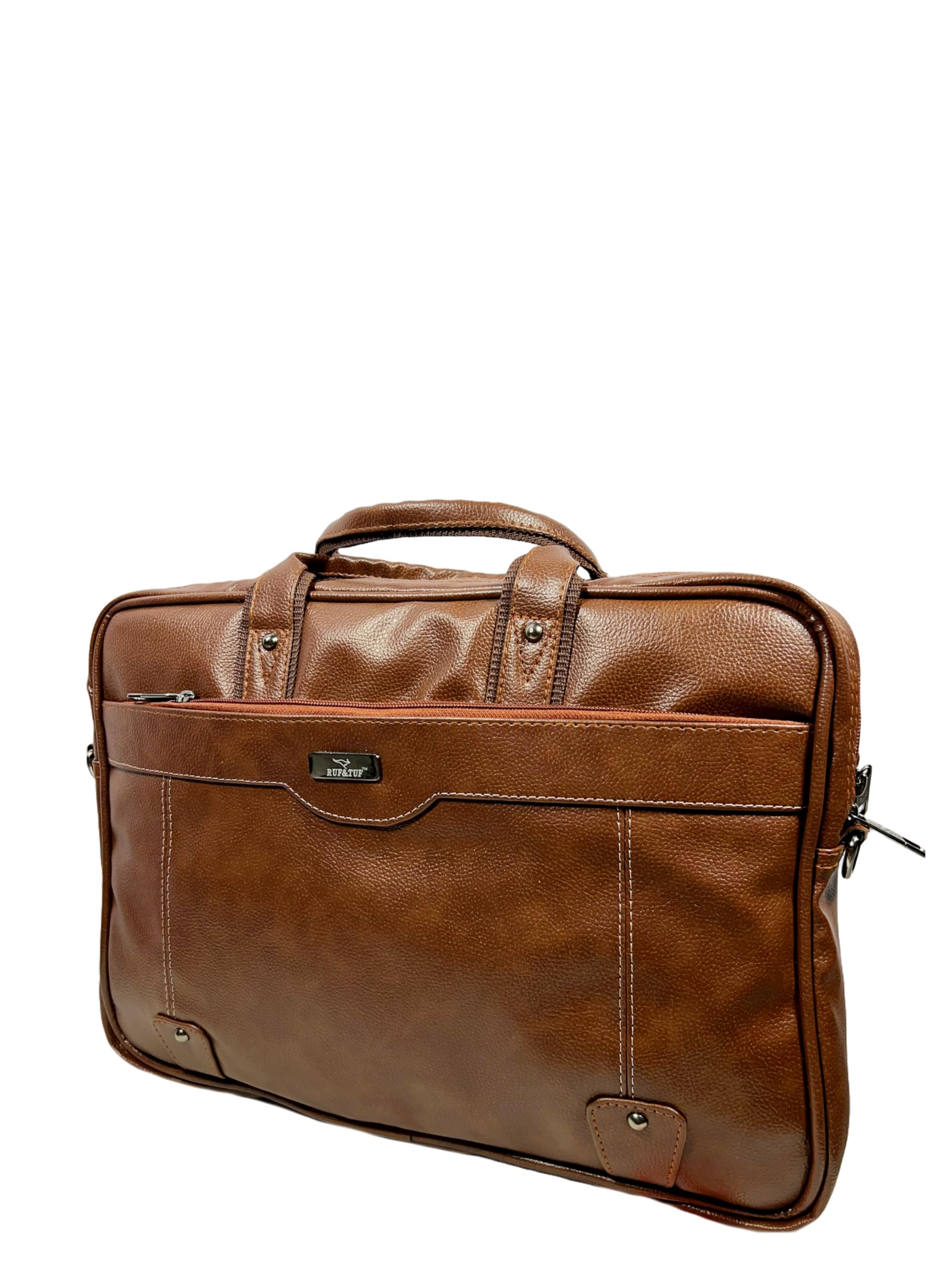 See full amazon price history chart for RUF & TUF Vegan Leather Laptop/Tablet Office Briefcase Travel Messenger Bag, Slim & Sleek Messenger/Meeting Bag for Men & Women with Adjustable Shoulder Strap (Tan) RUF & TUF Vegan Leather Laptop/Tablet Office Briefcase Travel Messenger Bag, Slim & Sleek Messenger/Meeting Bag for Men & Women with Adjustable Shoulder Strap (Tan) (B0D8LF5C46) Amazon Price History, Amazon Price Tracker