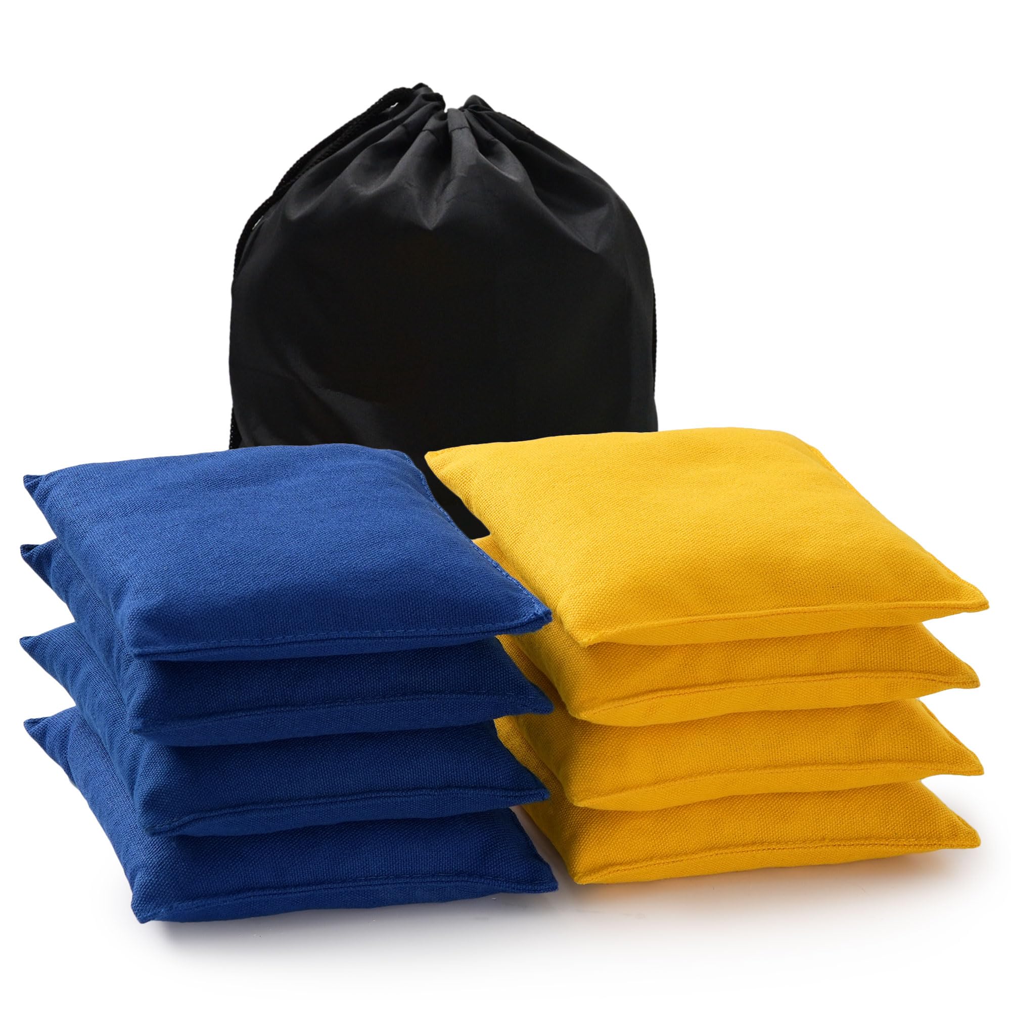 Cornhole Bags Set of 8 Regulation Corn Hole Bean Bags for Cornhole Game, Professional Weather Resistant Corn Hole Bags with Tote Bag
