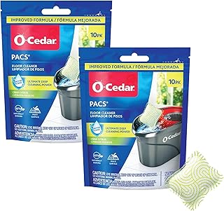 O-Cedar Floor Cleaning 20ct Pacs Citrus Scent 10ct (2-Packs)