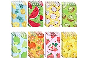 Assorted Fruity Mini Notepads for End of Year Gifts