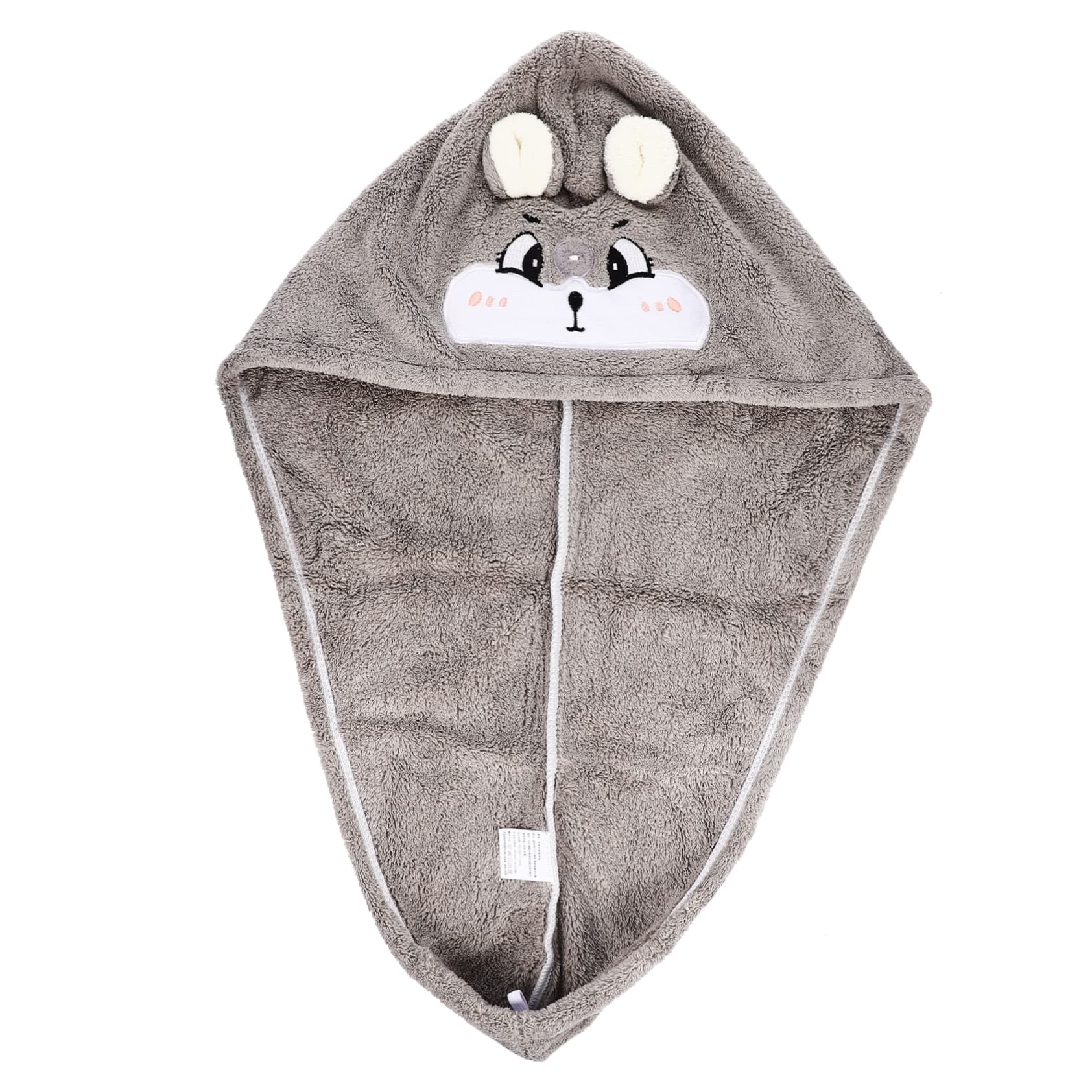 Cabilock Dry Hair Hat Super Absorbent Wet Hair Towel Wrap Comfortable Shower Turban for Quick Drying Elastic Design for Secure Fit for Home and Travel