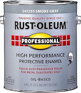 RUST-OLEUM 242255 Protective Enamel Paint, 1 Gallon (Pack of 1), Smoke Gray, 11 Fl Oz