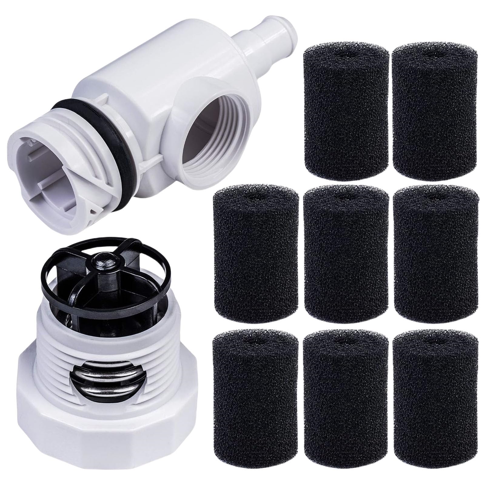 Msioytog Pressure Valves Replacement Set Quick Connecting Pool Fittings Suitable for 180 280 380 Models Quick Connects Pool Fittings