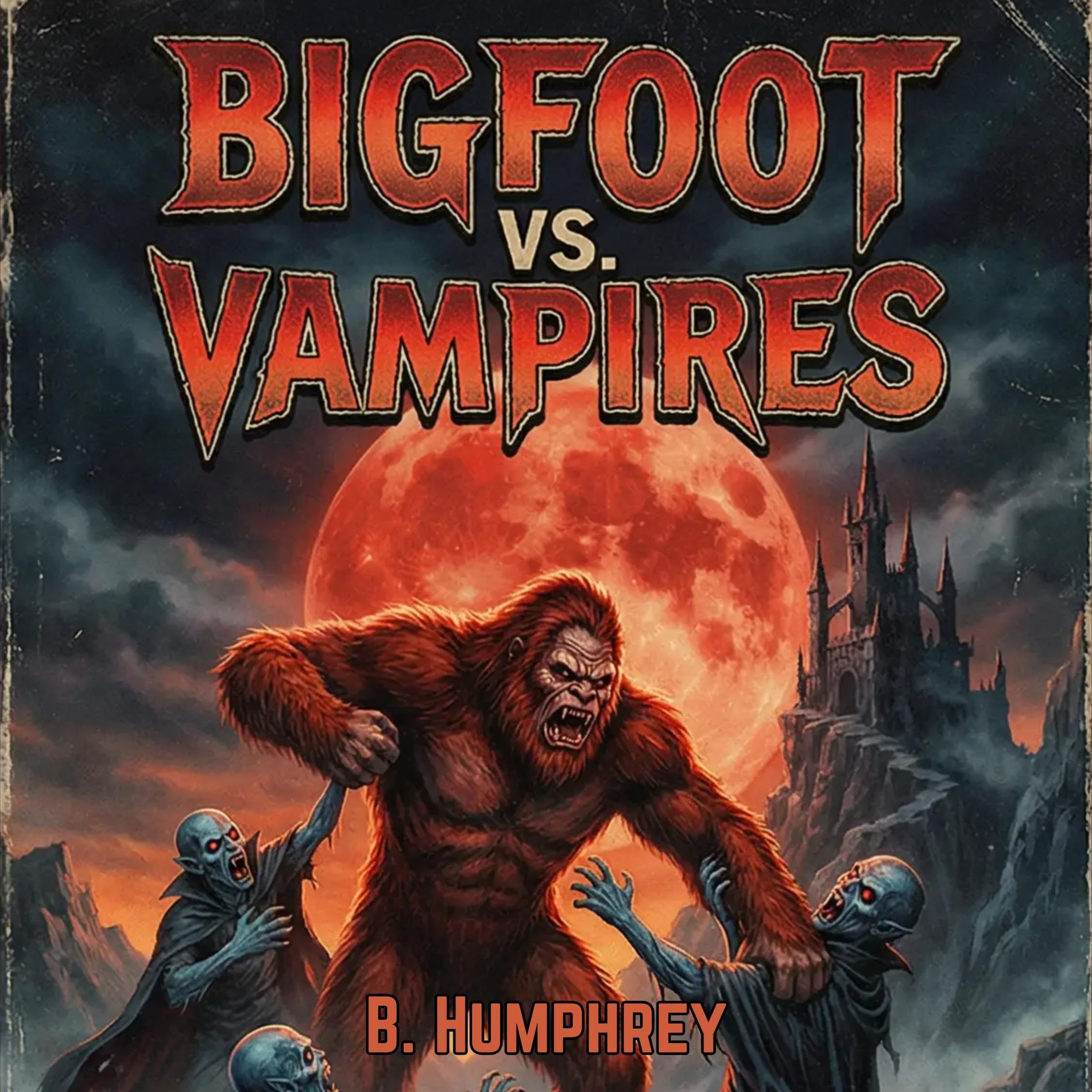 Cover art for Bigfoot Vs Vampires