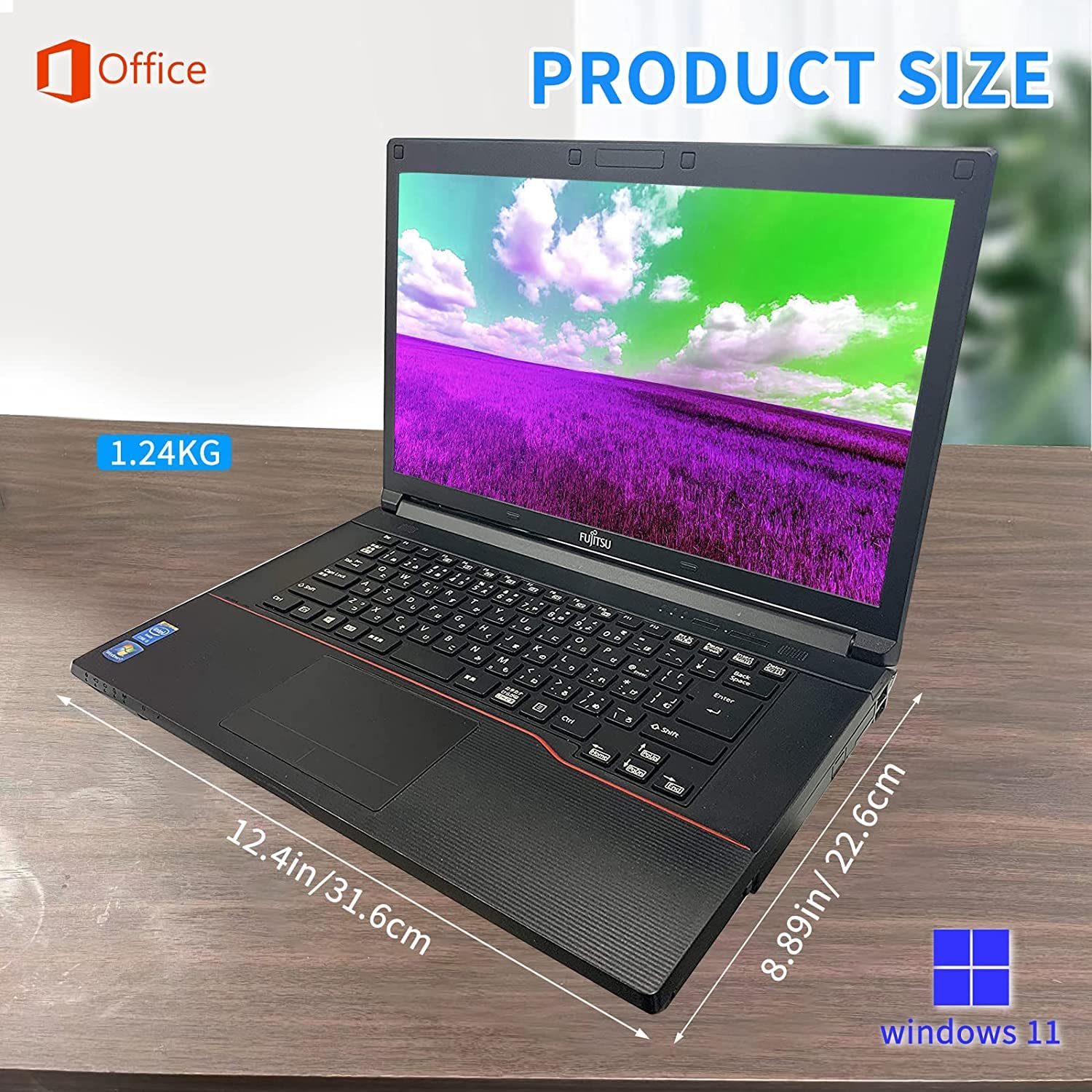 Amazon.co.jp: 【整備済み品】富士通 ノートパソコン 15.6型 初期設定 