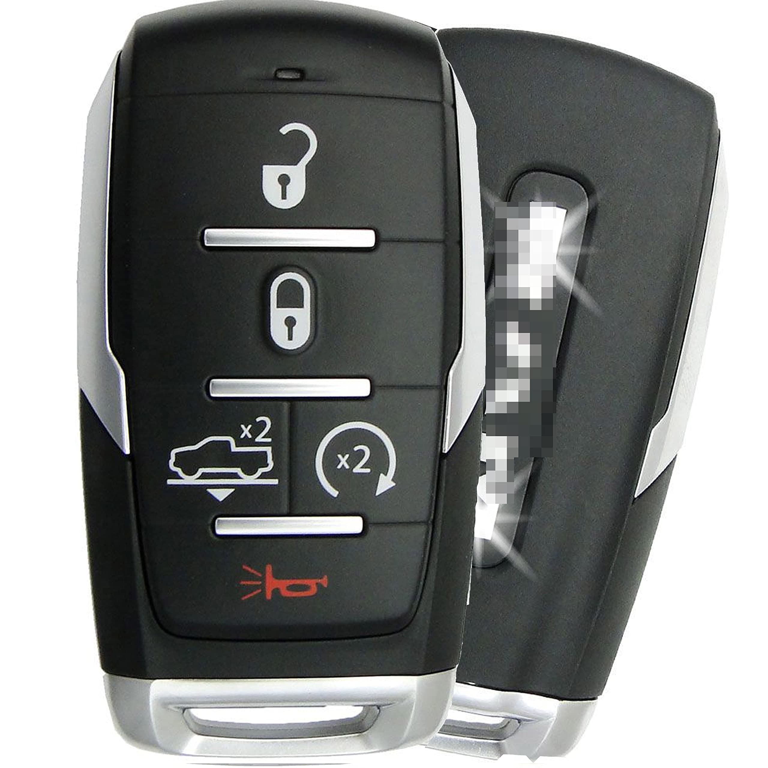 RemoteOverstock Complete Remote (with Electronics) for Land Rover Range Rover and Jaguar Remote Key Fob fits 2011-2020 LR2 LR4 Evoque Sport Velar and F-Type XJ F-Pace XE Rebel, with FCC ID: KOBJTF10A