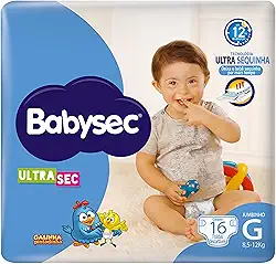 Babysec Fralda Ultrasec G 16 Unidades