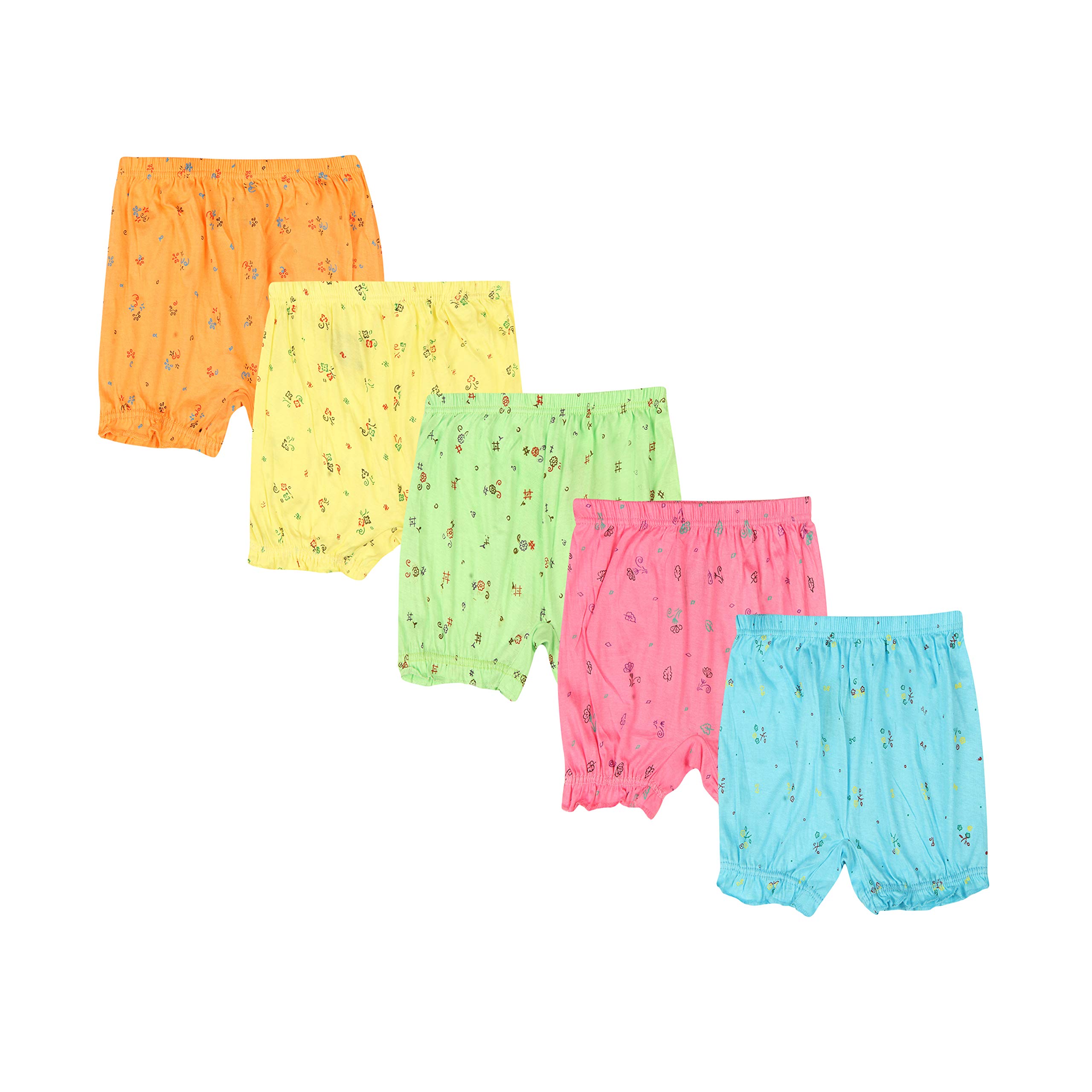 Ladies Boy Shorts Ladies Bloomer 100% Cotton (Pack of 05) (75 Cm to 90 Cm)-image-33