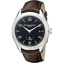 Baume & Mercier Mens BMMOA10053 Clifton Analog Display Swiss Automatic Brown Watch