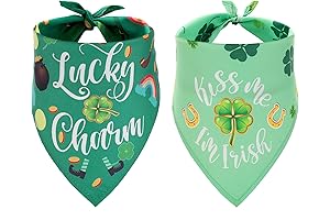 Bandana for the Luckiest Pup on St. Patrick's Day: Reversible Holiday Dog...
