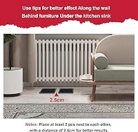 Vista 5 de Glue Mouse Traps Indoor for Home -12 Pack Sticky MouseTraps Indoor for Safe Home Pest Control. Pre-Scented, Non-Toxic Glue Boards for Mice, Mouse &