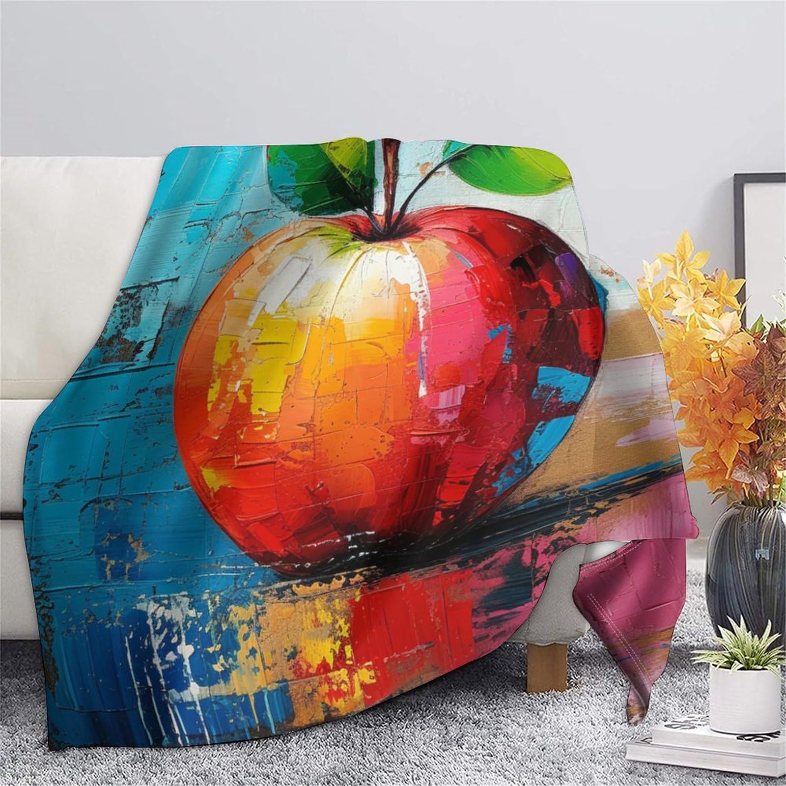 Coperta morbida in pile di flanella, regalo di compleanno per amici, famiglia, regalo di Natale per amici e partner, coperta natalizia per divano letto 150 x 200 cm