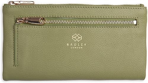 RADLEY London Larkswood - Cartera grande de cuero plegable para mujer
