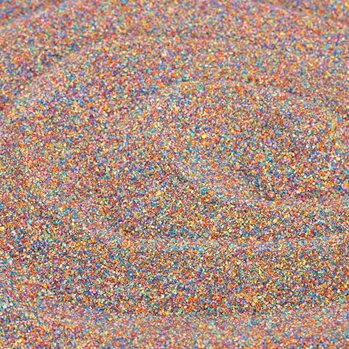 Arena de colores para arte de arena, arena para manualidades, arena de juego de colores vibrantes, segura para mayores de 3 años, arena fina y