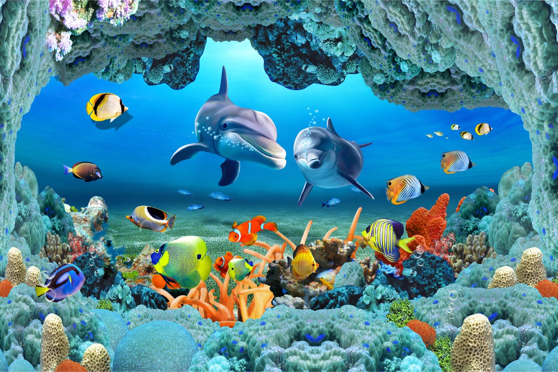 Under Sea Wallpapers Children's Under The Sea Wallpaper Mural