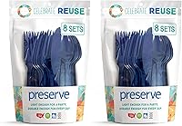 Vista 13 de Preserve - 11101 Preserve - Juego de cubiertos de cocina, 24 unidades, color verde manzana