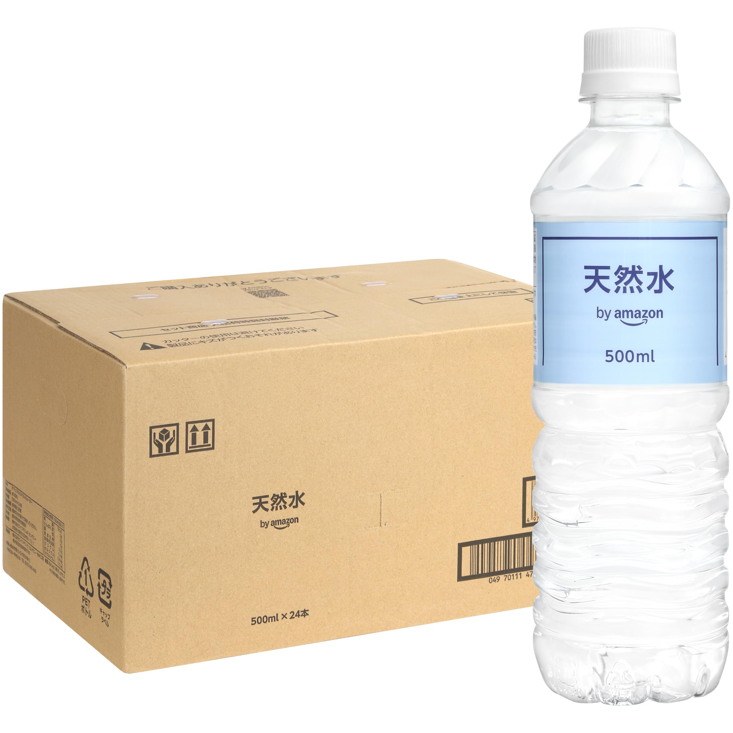 Amazon.co.jp: by Amazon 天然水 500ml x 24本 : 食品・飲料・お酒