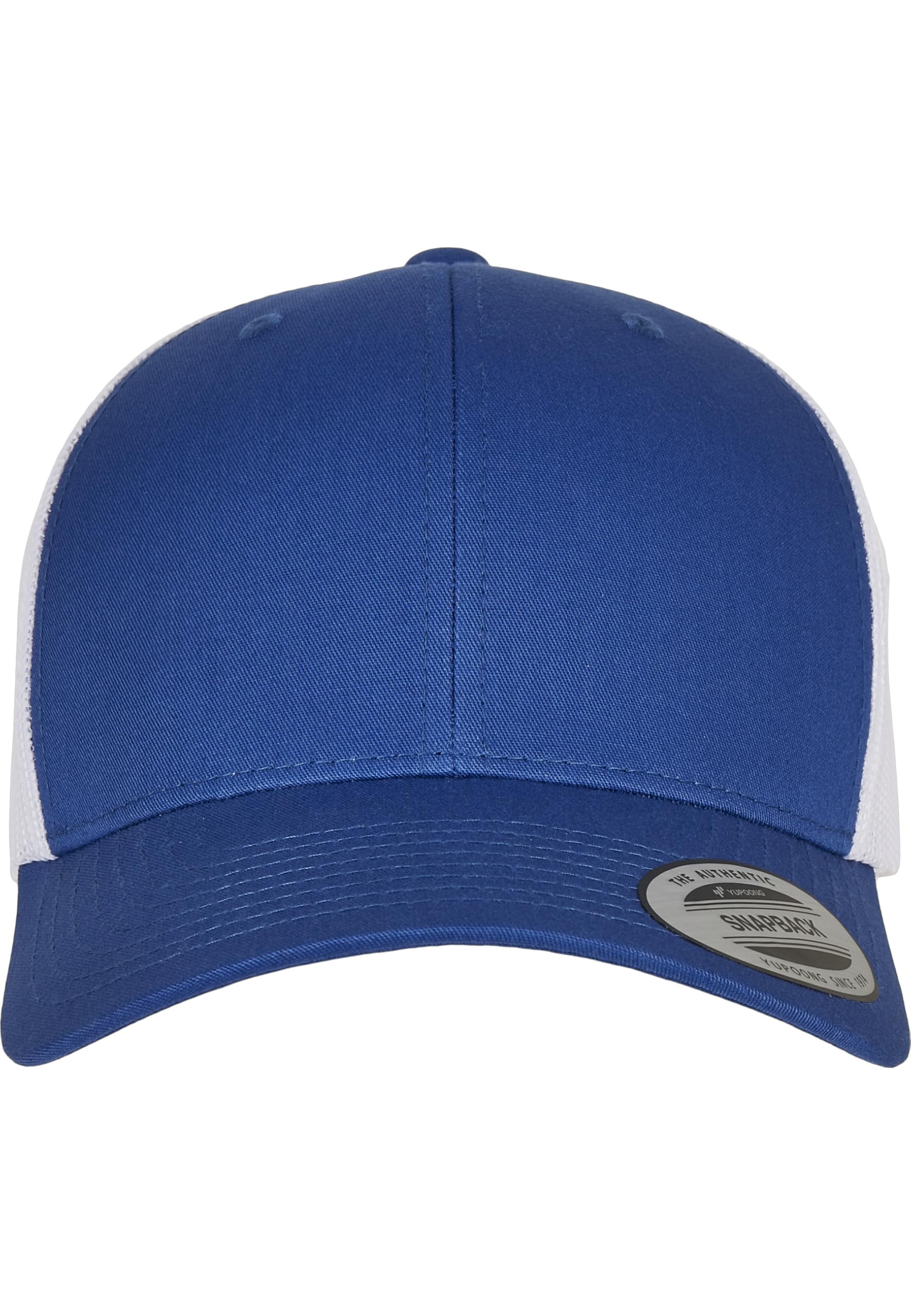 Flexfit Unisex Retro Trucker 2-Tone Baseball Cap, Royal/White, One Size