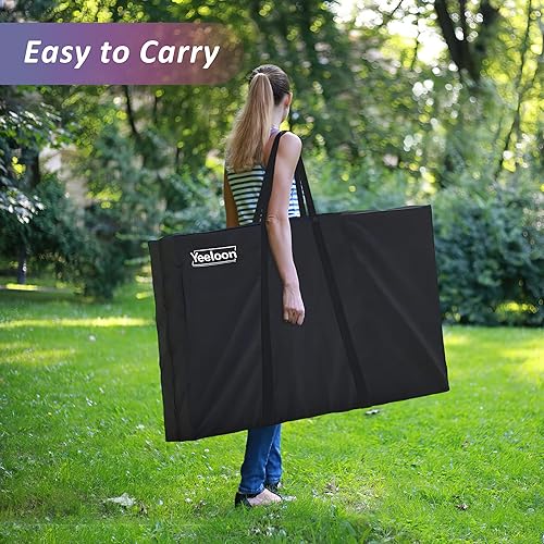 Miniatura 3 de Juego de cornhole, tableros de Cornhole de tamaño reglamentario con 8 bolsas de frijoles y funda de transporte, 3 x 24 x 2 pulgadas, tablero de