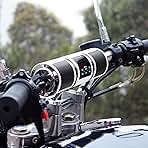 Motorcycle Bluetooth Speakers - Waterproof Motorcycle Handlebar Speakers Sound System with FM Radio, AUX Input, USB Port | Compatible with Harley, UTV, ATV