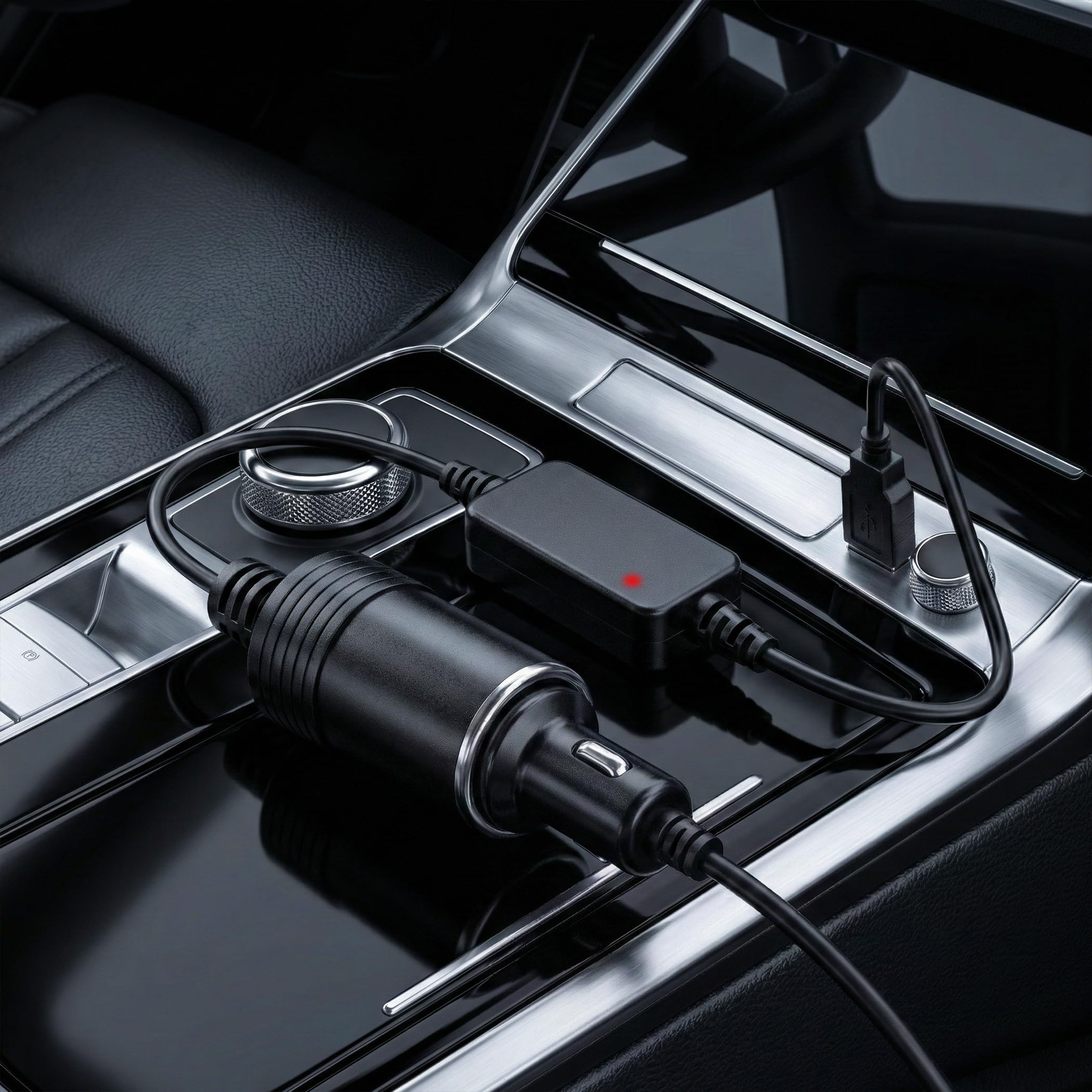 Adattatore USB A Presa Accendisigari 12V - 5V A 12V, 60cm, Per Fotocamera, GPS, Tablet, Galaxy