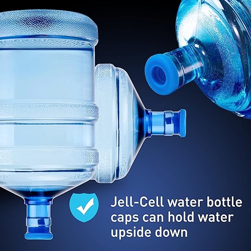 Miniatura 3 de Tapas para jarra de agua de 5 galones de silicona, reemplazables, sellado fuerte, sin derrames, tapa superior de 2.165 in con agujero para