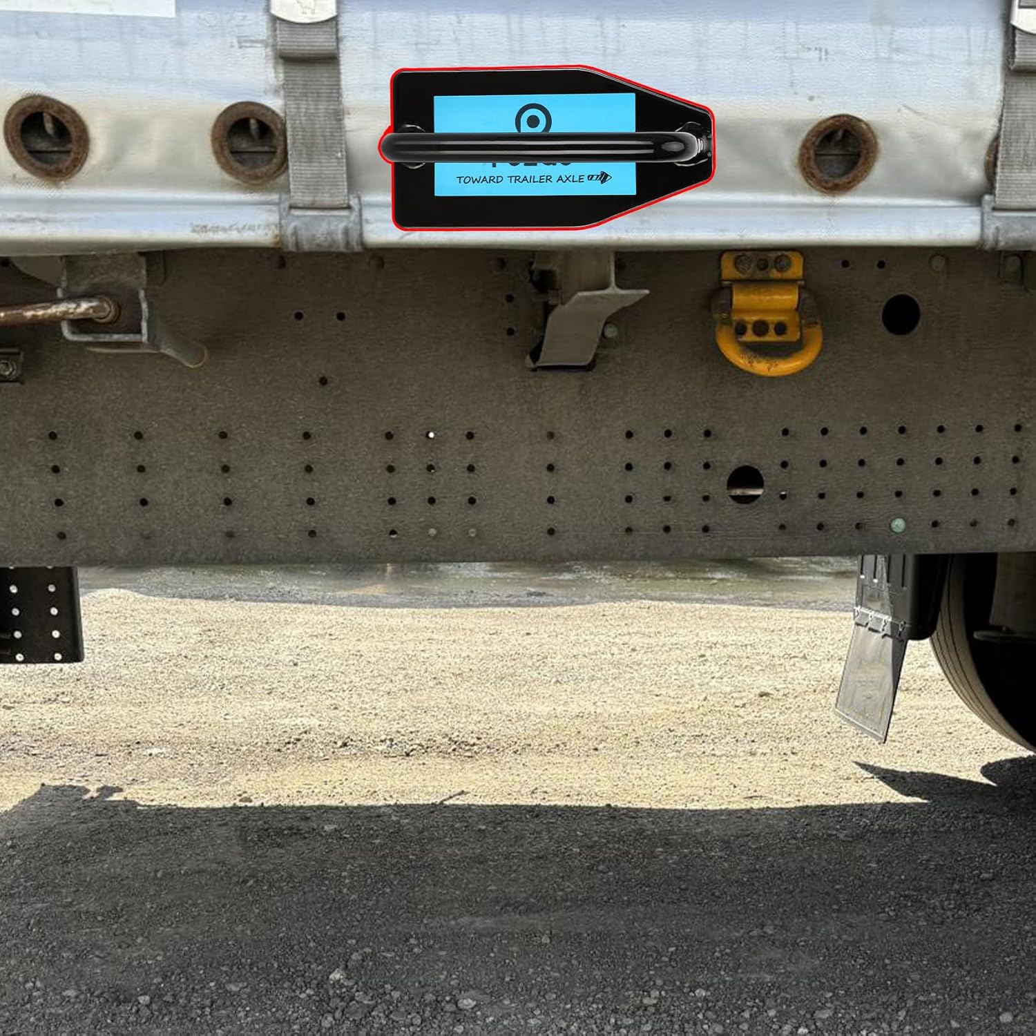 Upgrade Tandem Slide Stopper for Semi Truck Heavy Duty Steel Trailer Pin Stopper with Powerful Magnets Axle Stop Device Great for Precisely Setting Your Tandems Slider Stop Lock Pin Tool for Truck