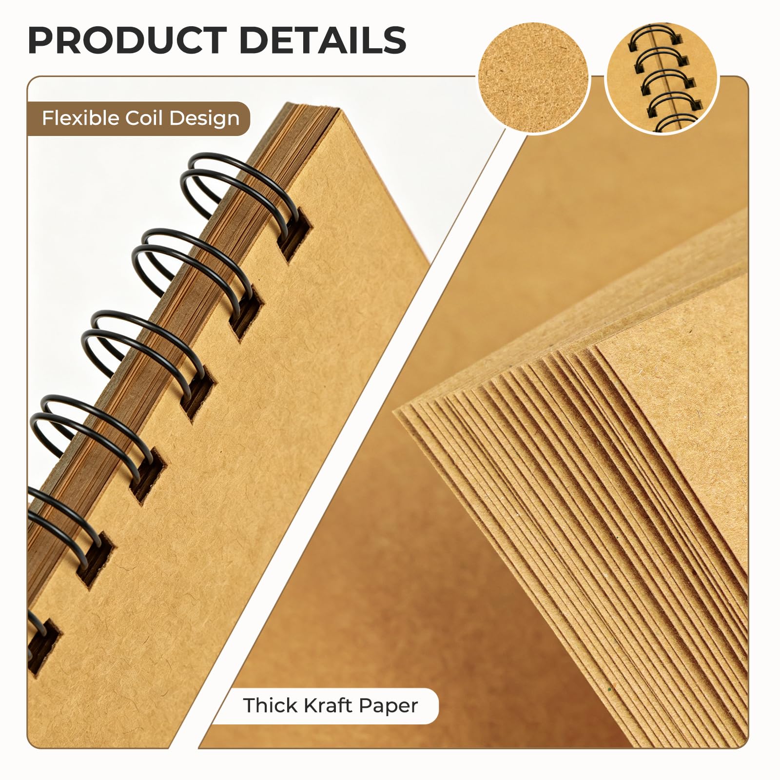 Album fotografico per scrapbooking, 80 pagine, 30 x 30 cm