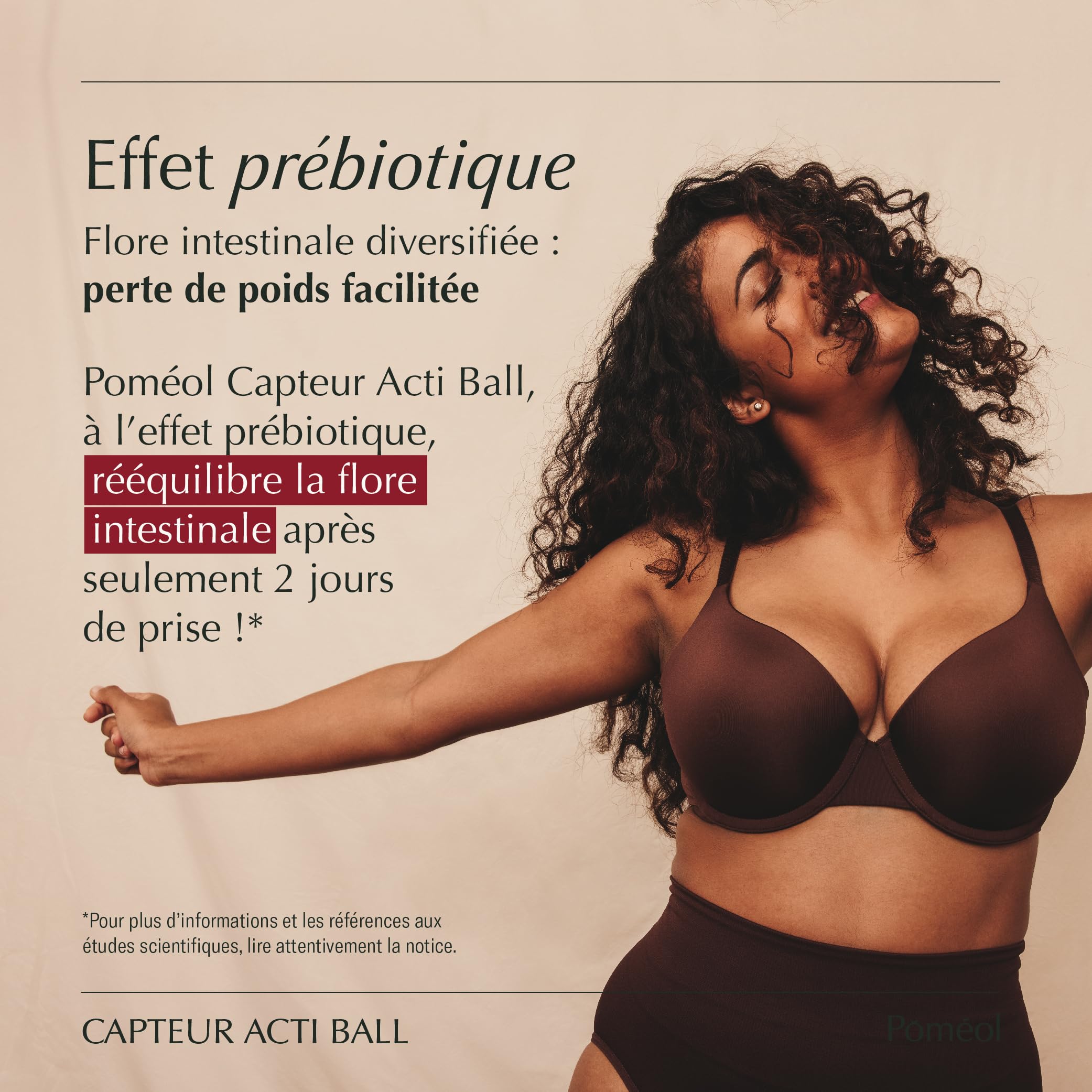 POMÉOL - Capteur Acti Ball - Dispositif Médical - Contribue à la perte de poids et favorise la prévention de l'obésité - Ballon Gastrique Végétal - Complexe Breveté - 180 gélules - Marque Française