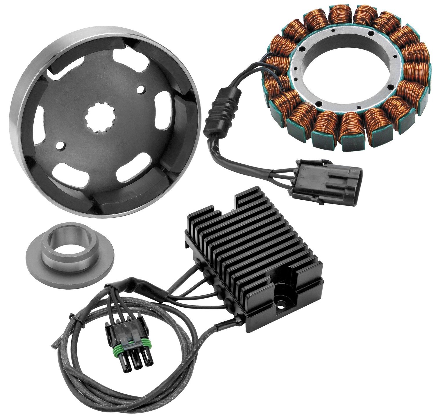 Compu-Fire Vented 3 Phase Charging System for Harley Davidson 1981-99 Evolution