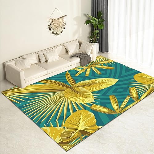 Miniatura 2 de Alfombra antideslizante de arte abstracto para sala de estar, comedor, dormitorio, cocina, 8 x 10 pies  96.5 x 120.1 in, alfombra de arte abstracto