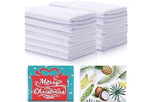 Sublimation Tea Towels - White Waffle Weave Kitchen Towels