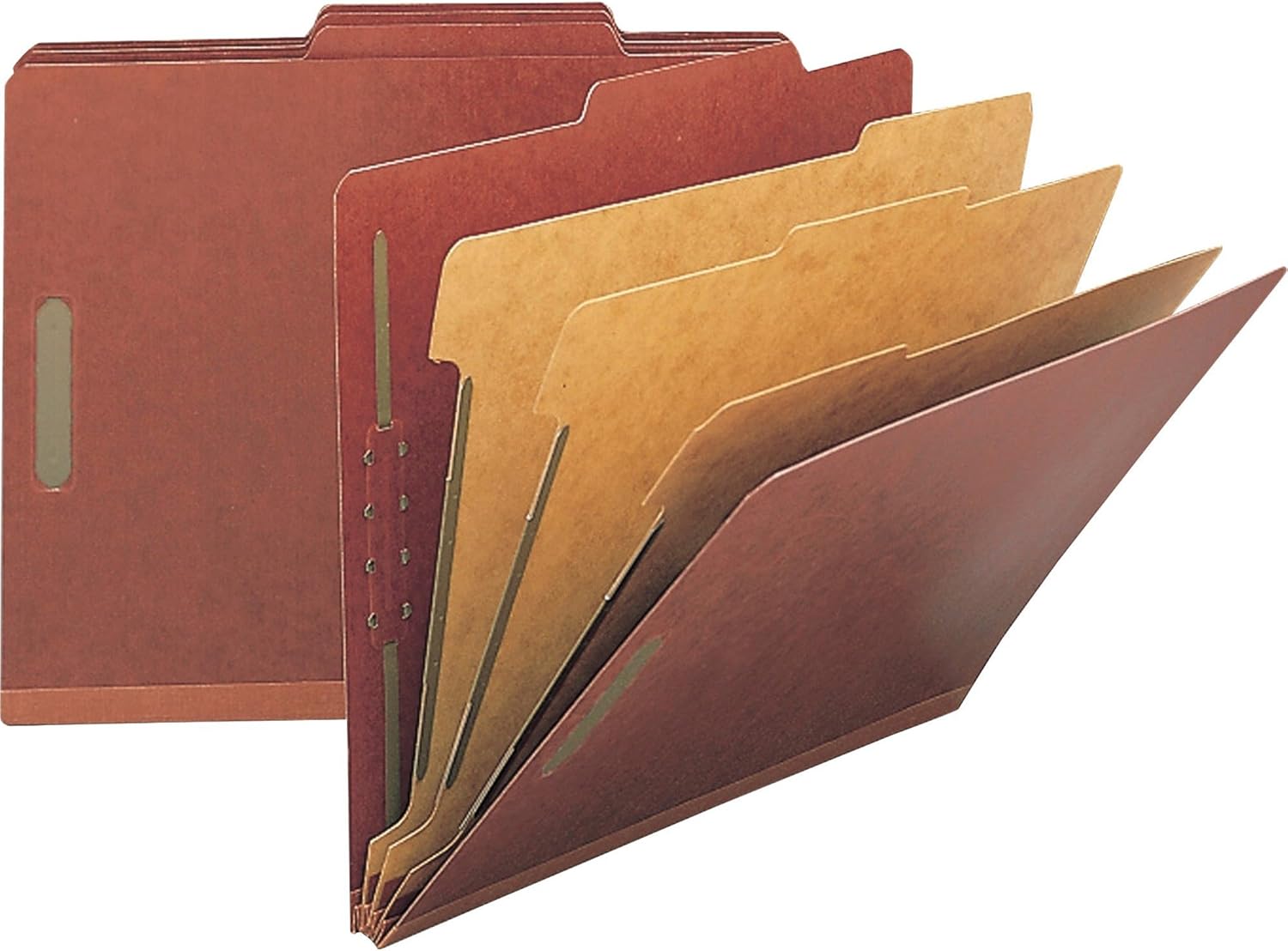 Nature Saver Tyvek Gusset Classification Folder, Red