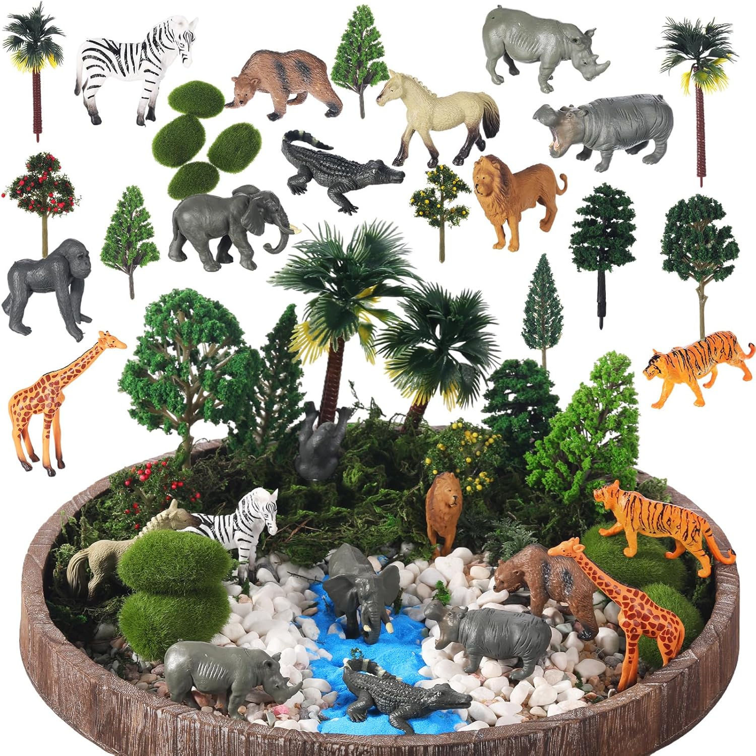 Zoo Animals Animal Educational Toys Learning Minds Set Of Jumbo