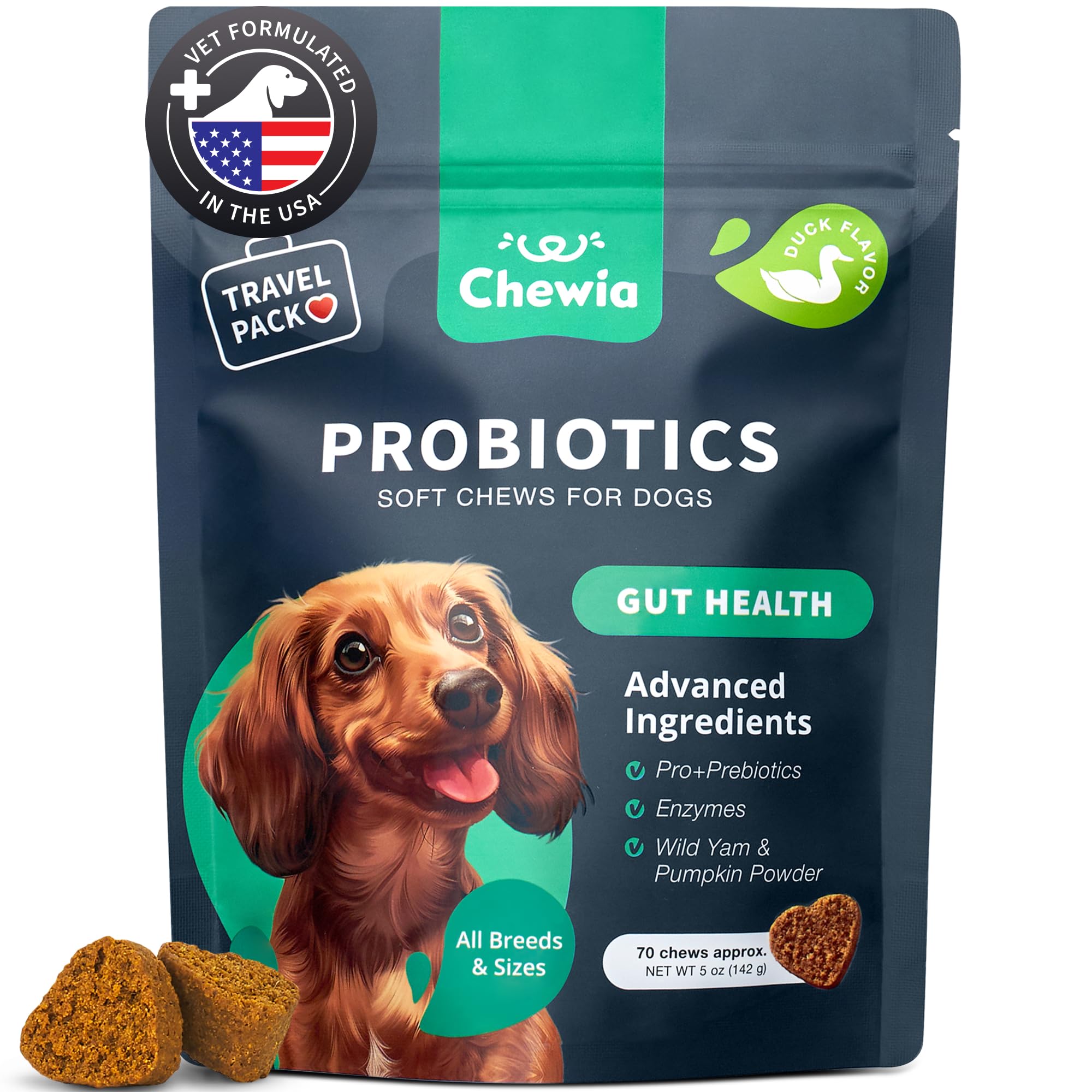 Digestive Enzymes Pet Naturals Daily Probiotic For Dogs, Digestive